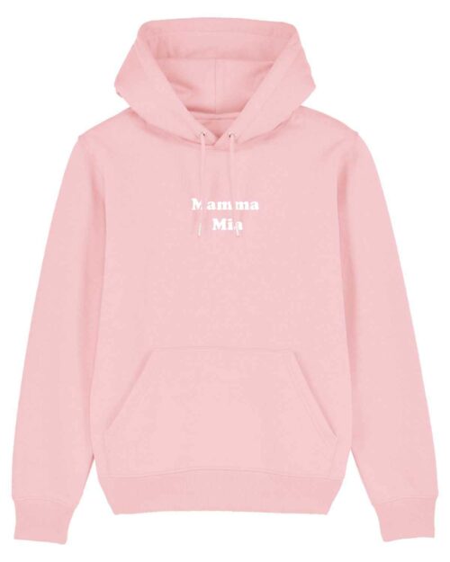 Sweatshirt personnalisé Pink Mamma Mia Velours 3