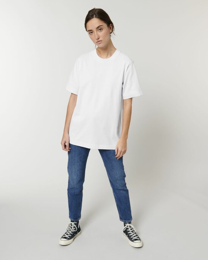 t-shirt-personnalisé freestyler super épais blanc femme