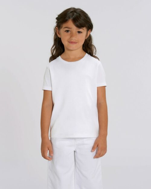 T-shirt Personnalisé Mini Creator enfant fille blanc