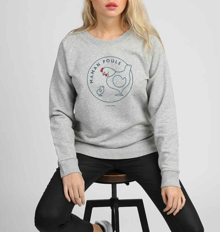 sweat-maman-poule-1poussin-gris