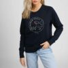 sweat-maman-poule-3poussins-navy