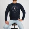sweat-papa-poule-2poussins-navy