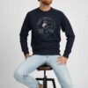 sweat-papa-poule-4poussins-navy