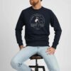 sweat-papa-poule-5poussins-navy