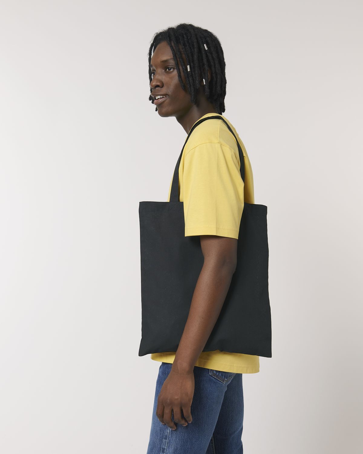 Tote Bag leger personnalisé Bio Noir