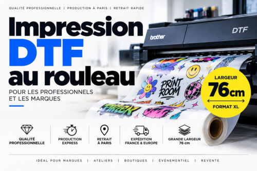 DTF express PRINT ROOM PARIS